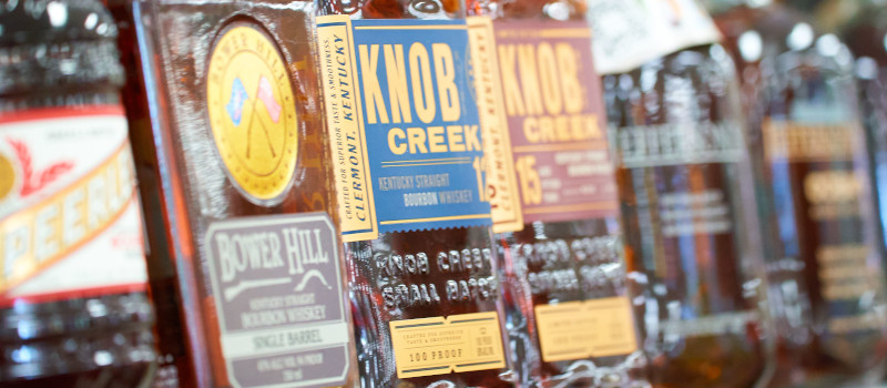 knob creek bottles