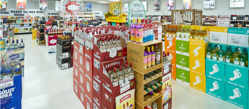  smirnoff display